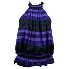 Balenciaga 2007 Lila gestreiftes Oberteil