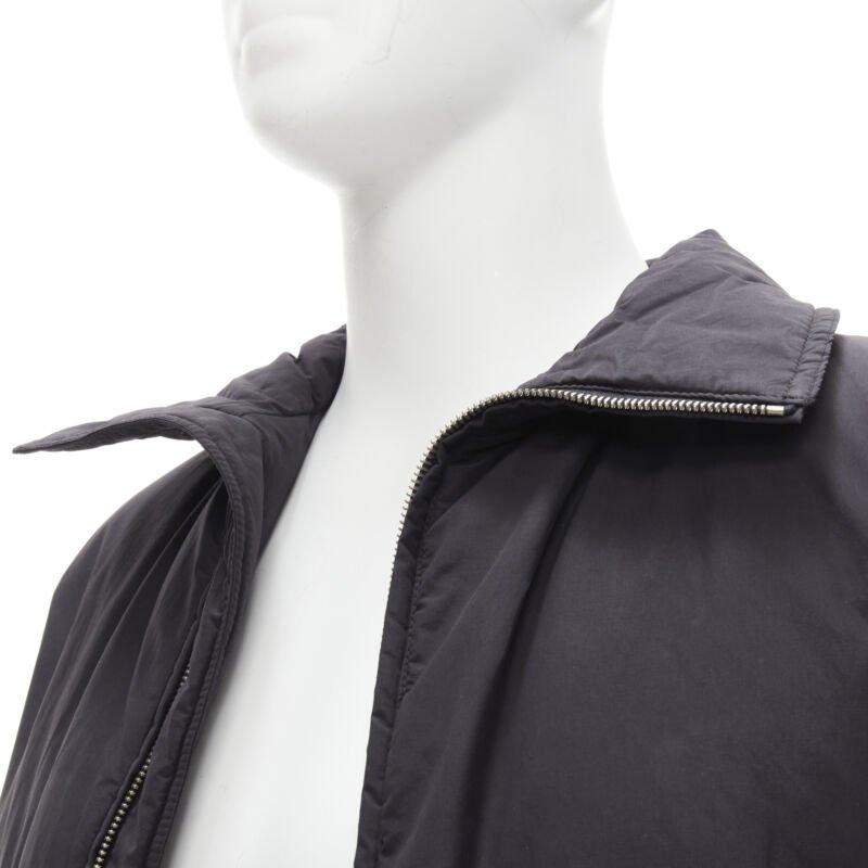 BALENCIAGA 2013 black nylon bomber harness straps detail flight jacket EU44 XS 2