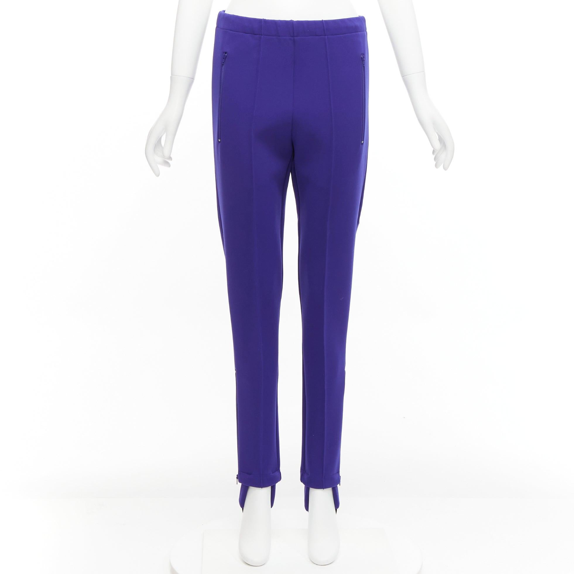 BALENCIAGA Pantalon de survêtement bleu cobalt avec poches zippées FR36 S, 2016 en vente 6