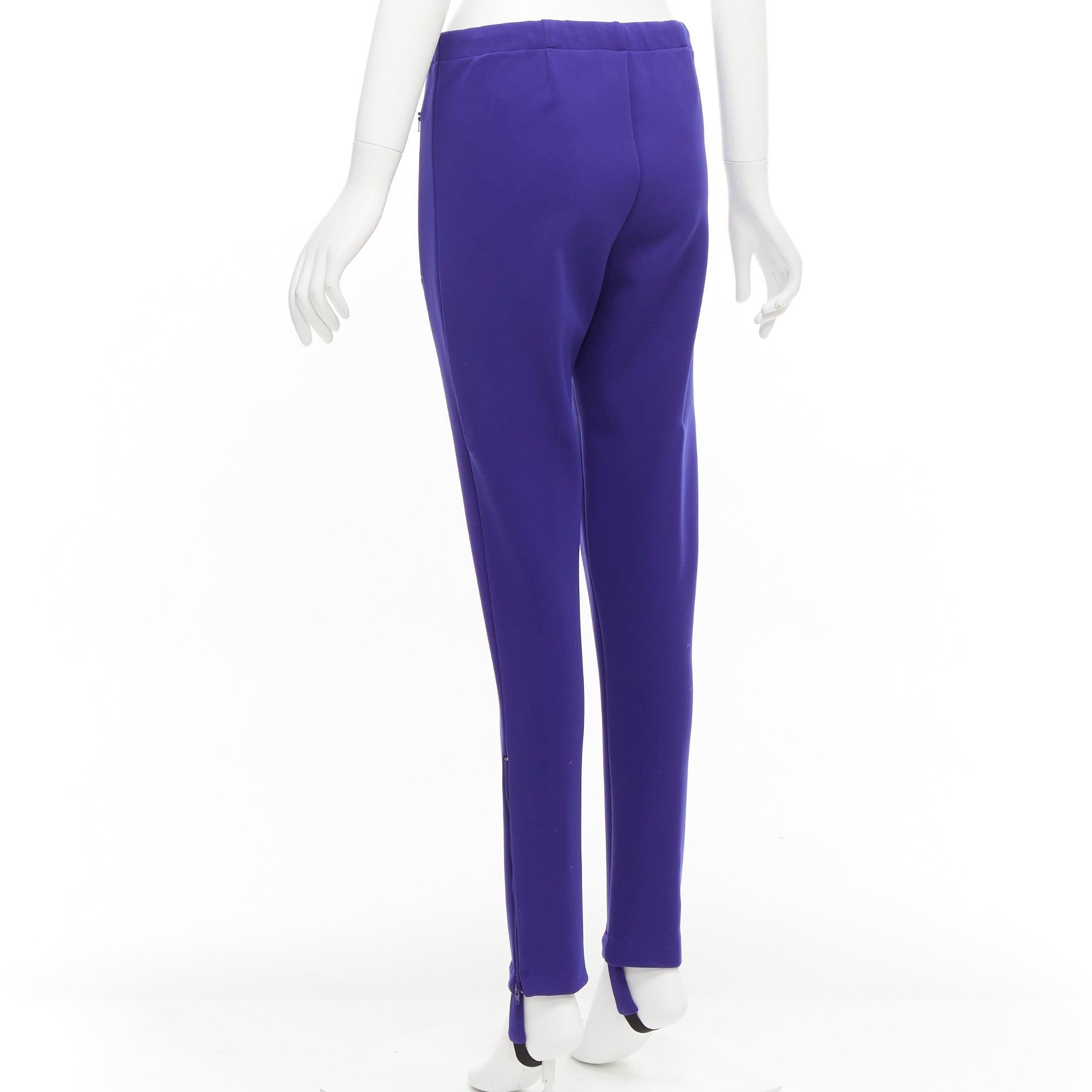 BALENCIAGA Pantalon de survêtement bleu cobalt avec poches zippées FR36 S, 2016 Pour femmes en vente