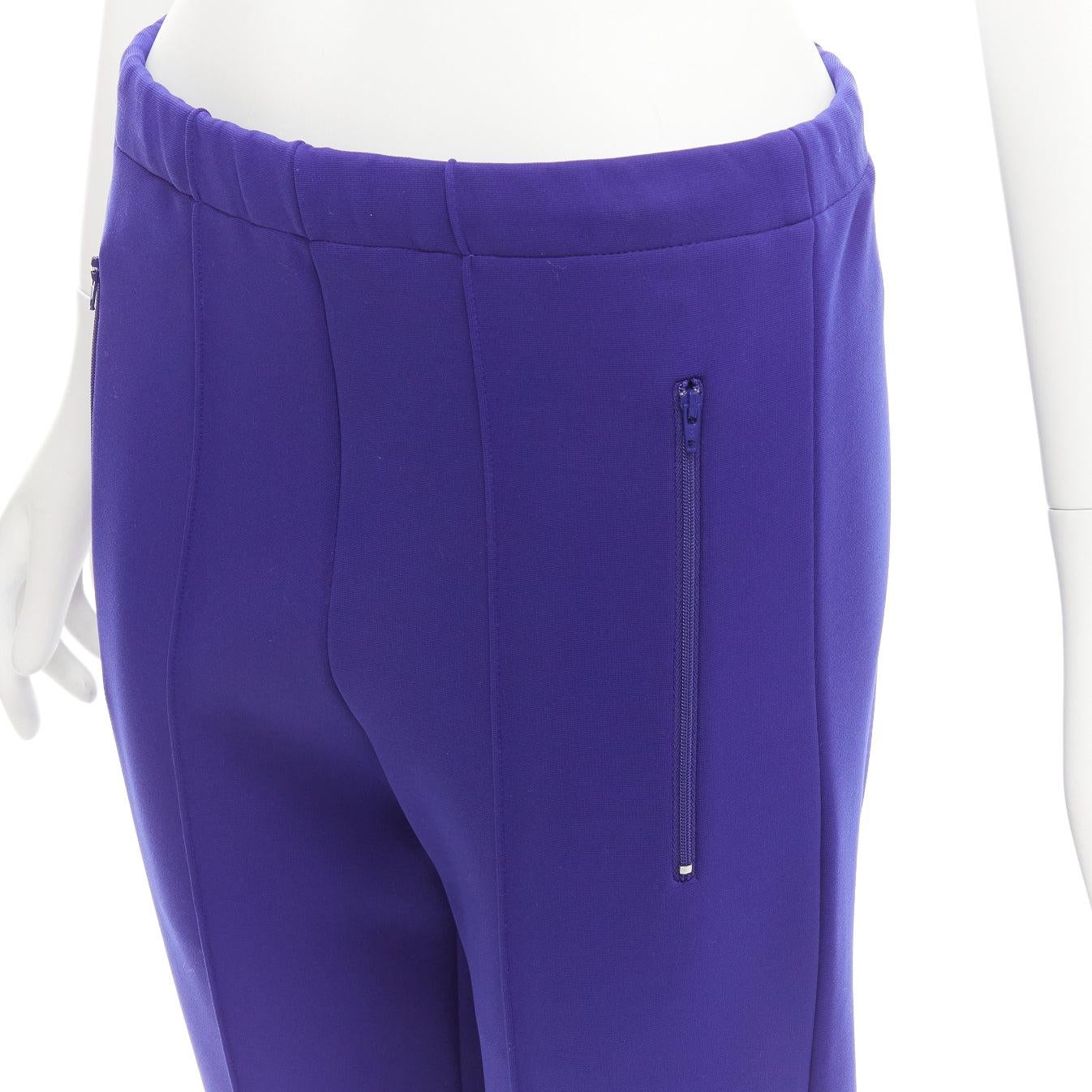 BALENCIAGA Pantalon de survêtement bleu cobalt avec poches zippées FR36 S, 2016 en vente 2