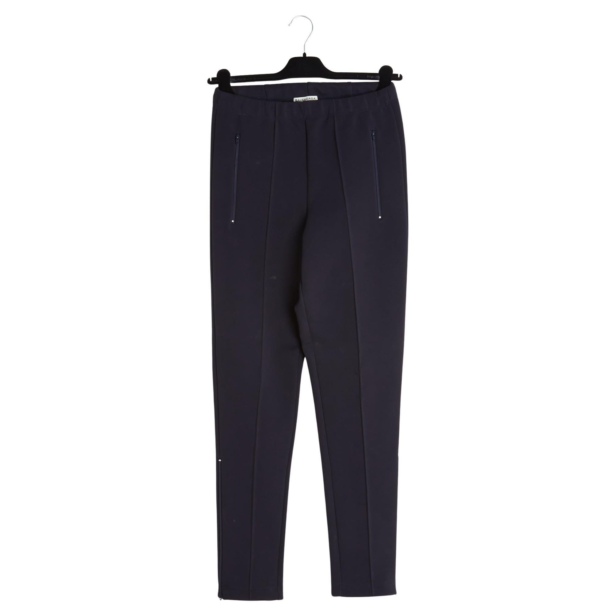 Balenciaga 2016 Pantalon FR38 Demna Gvasalia Navy Chic Carrot Pants UK10 US8