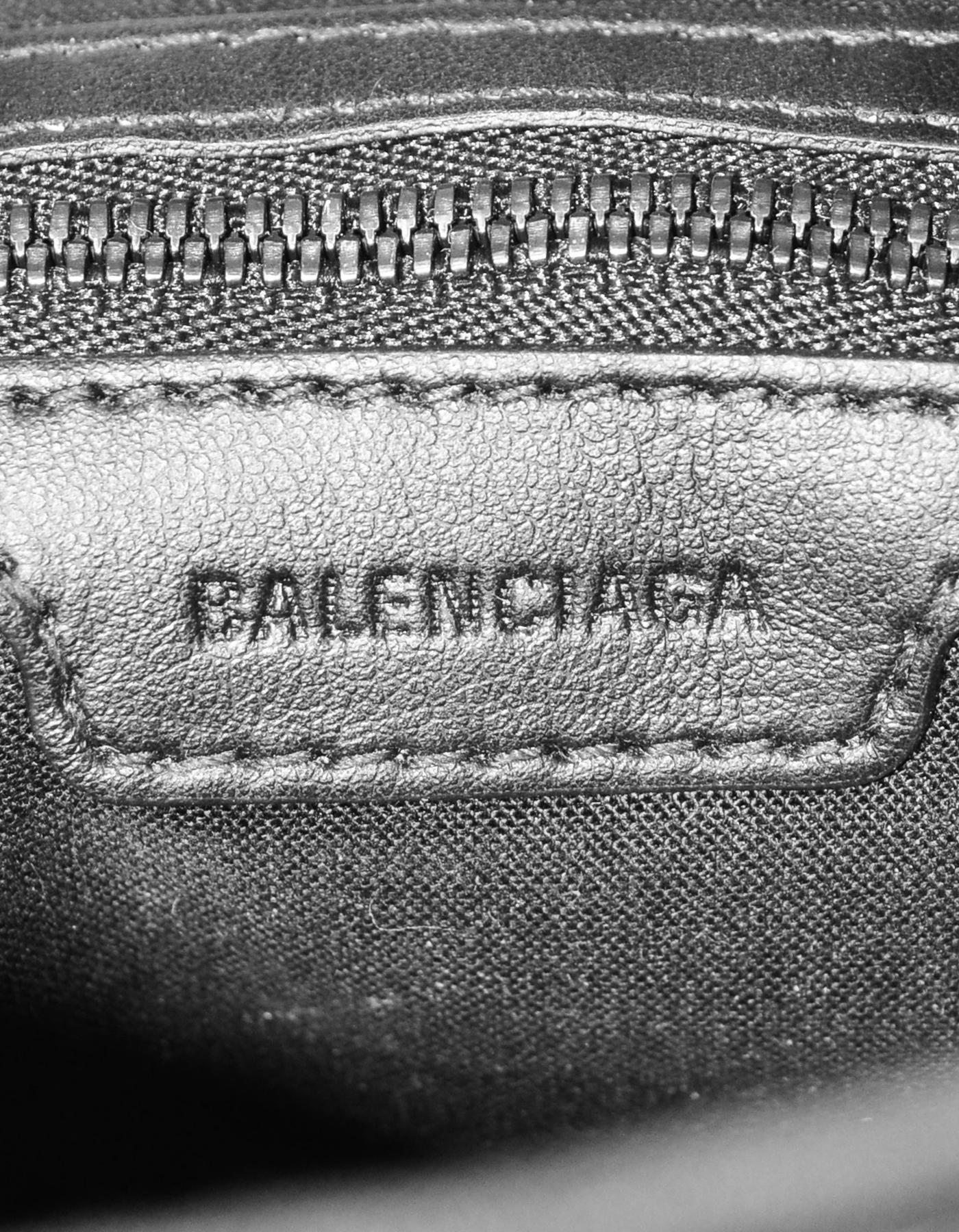 Balenciaga 2019 Black Patent Leather Everyday XS Quilted Tote Bag w/ Strap 3
