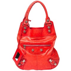 Balenciaga Agneau Giant 21 in Red calf leather