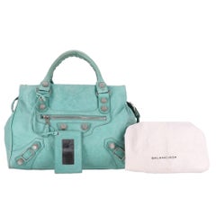 Balenciaga Agneau Leather Motorcycle City Bag