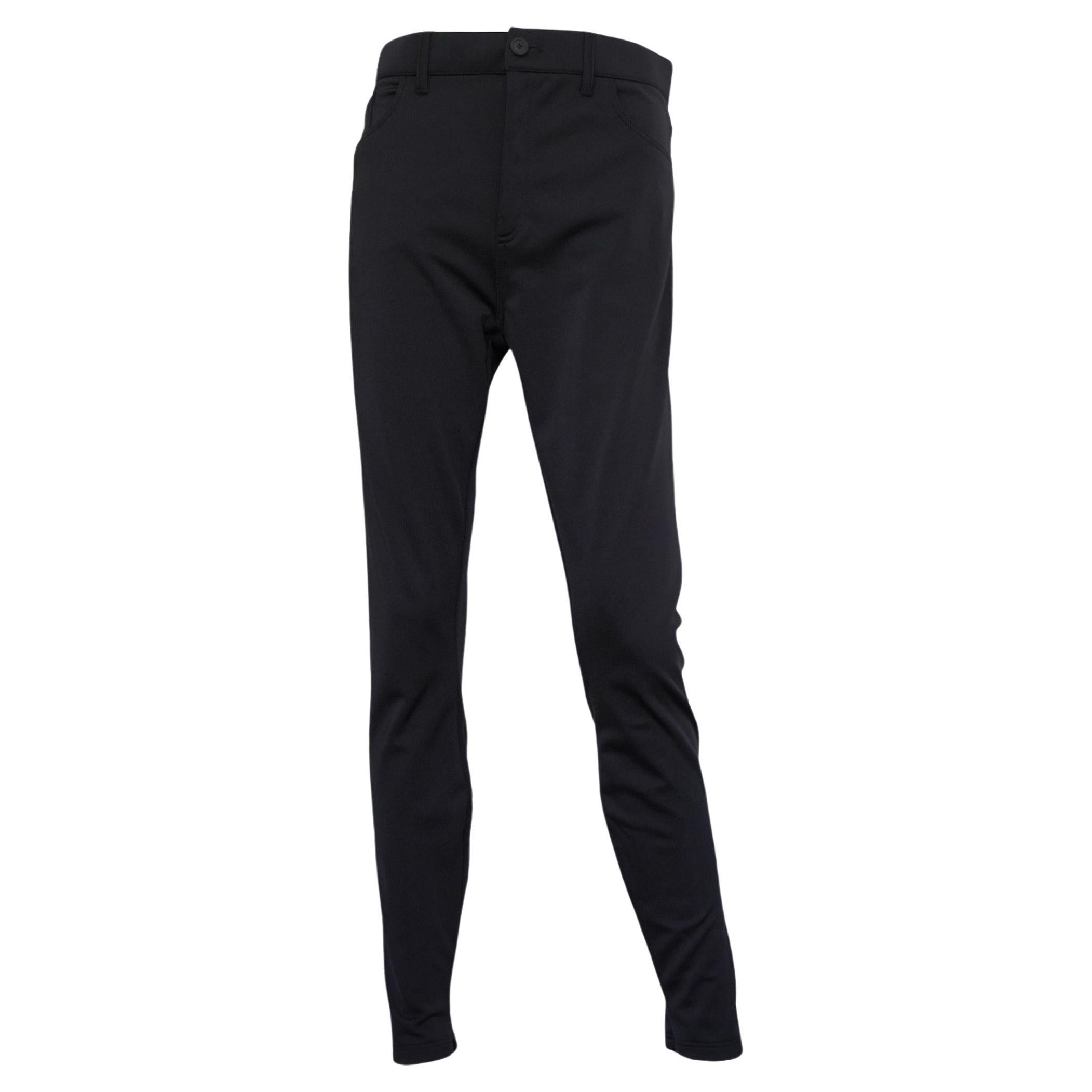 Balenciaga Ankle Zip Black Pant sz 40 For Sale