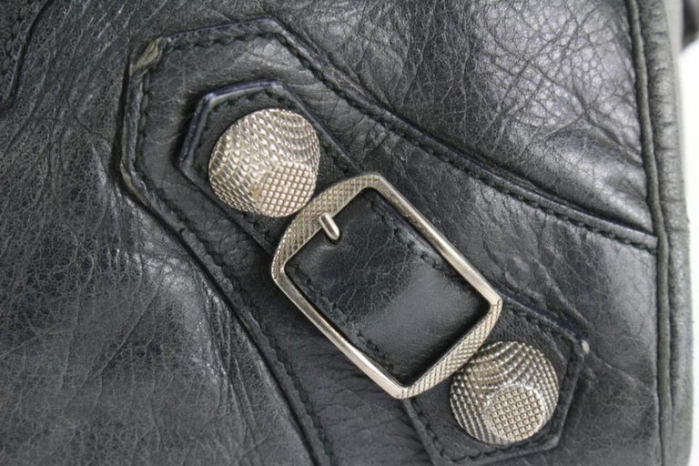 Balenciaga Anthracite Lambskin Leather Giant 21 Silver City Bag 99ba52s at  1stDibs | balenciaga city anthracite