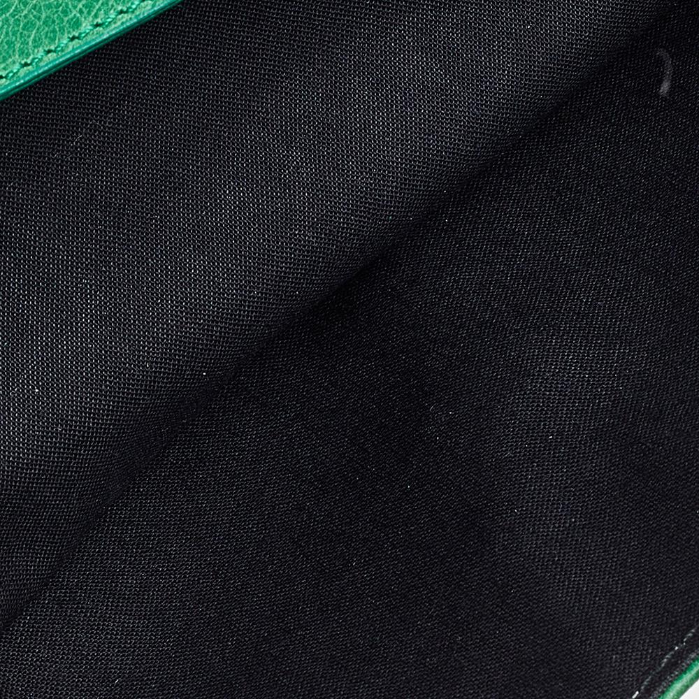 Balenciaga Apple Green Leather Giant 21 Envelope Clutch 1