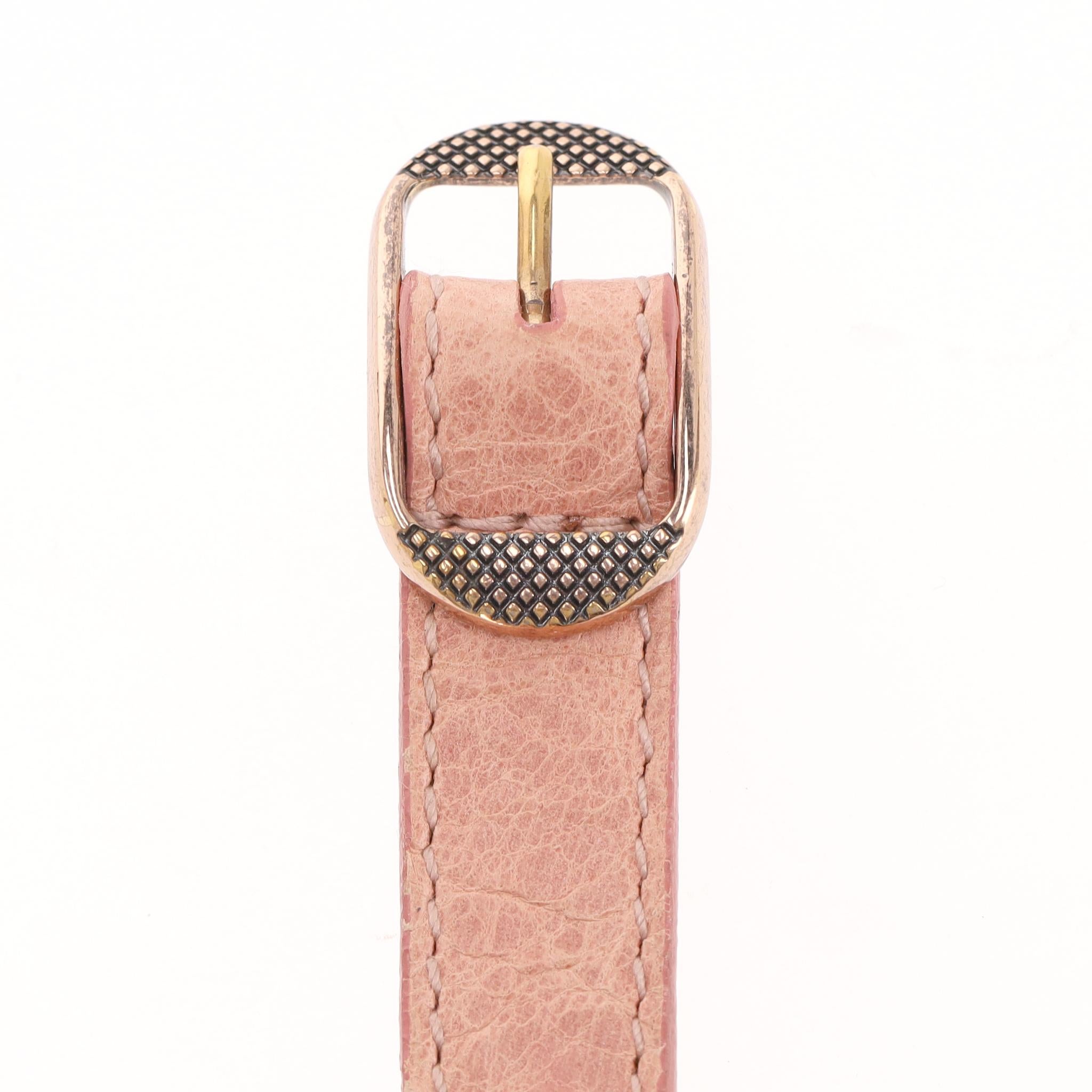 Pulsera de cuero con tachuelas Balenciaga 