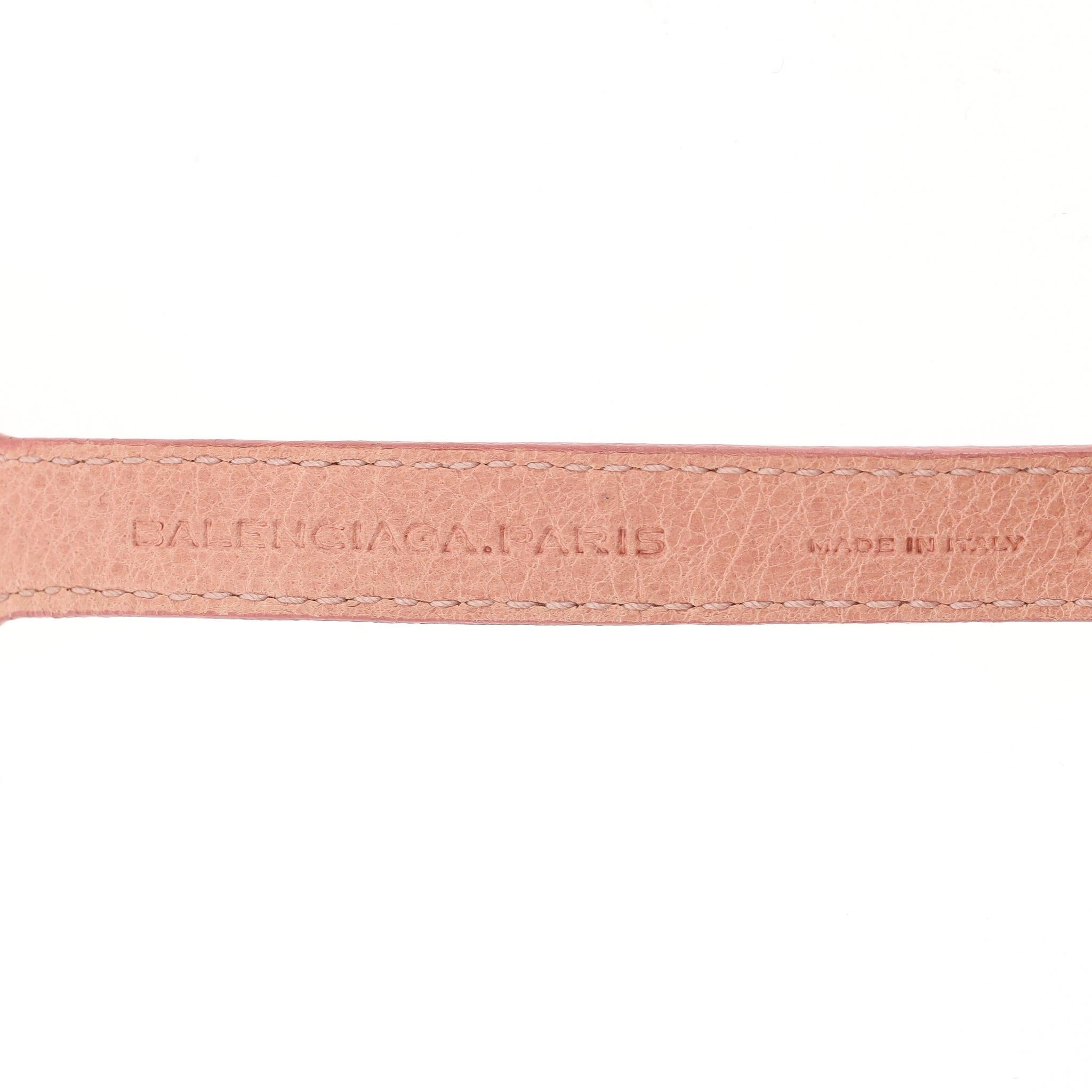 Pulsera de cuero con tachuelas Balenciaga 