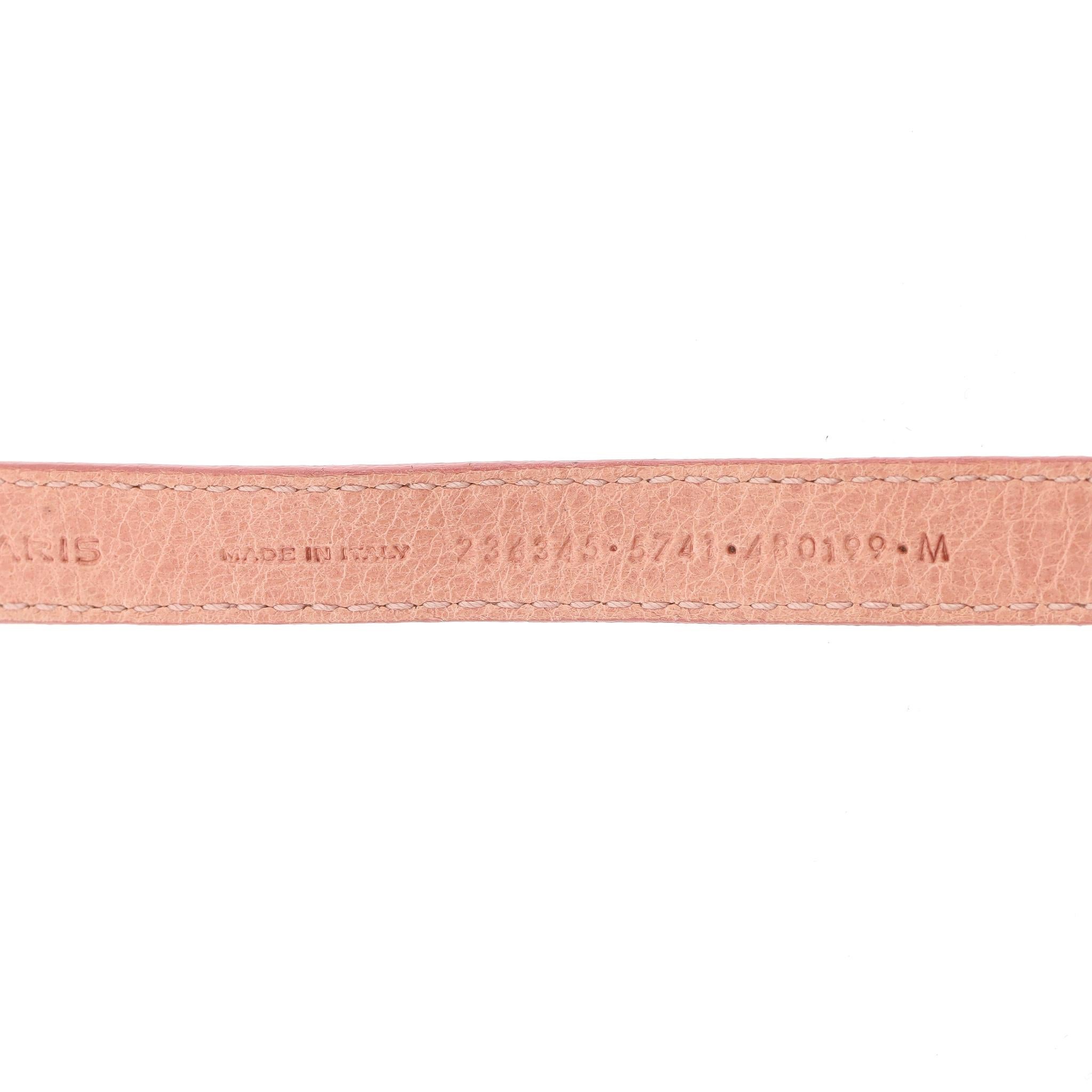 Pulsera de cuero con tachuelas Balenciaga 