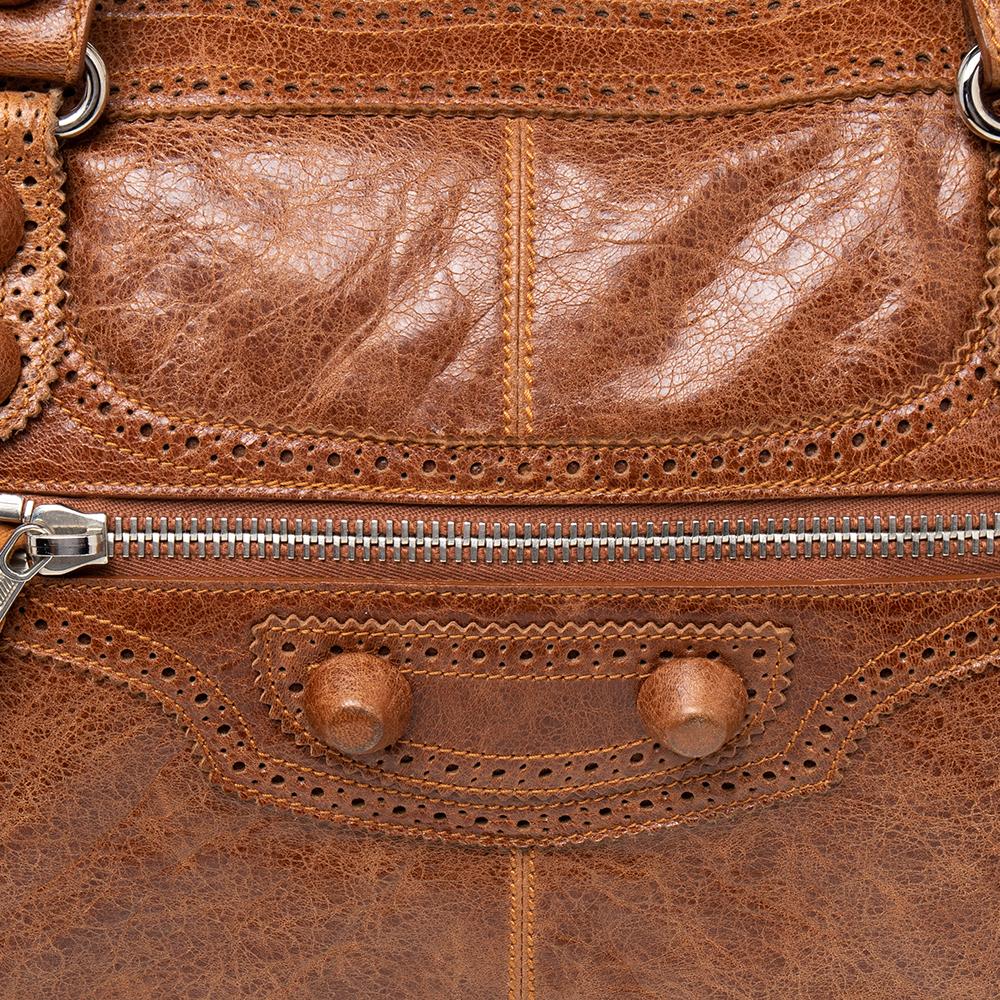 Balenciaga Automne Leather Brogue CGH Work Tote 6