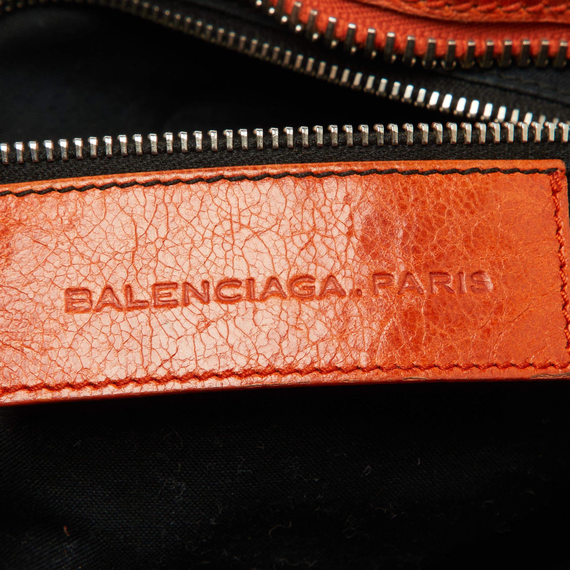 Balenciaga Automne Leather GSH City Tote For Sale 9