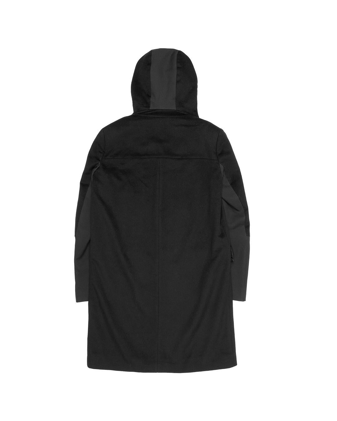 Balenciaga AW2010 Hooded Wool Coat In Good Condition In Beverly Hills, CA