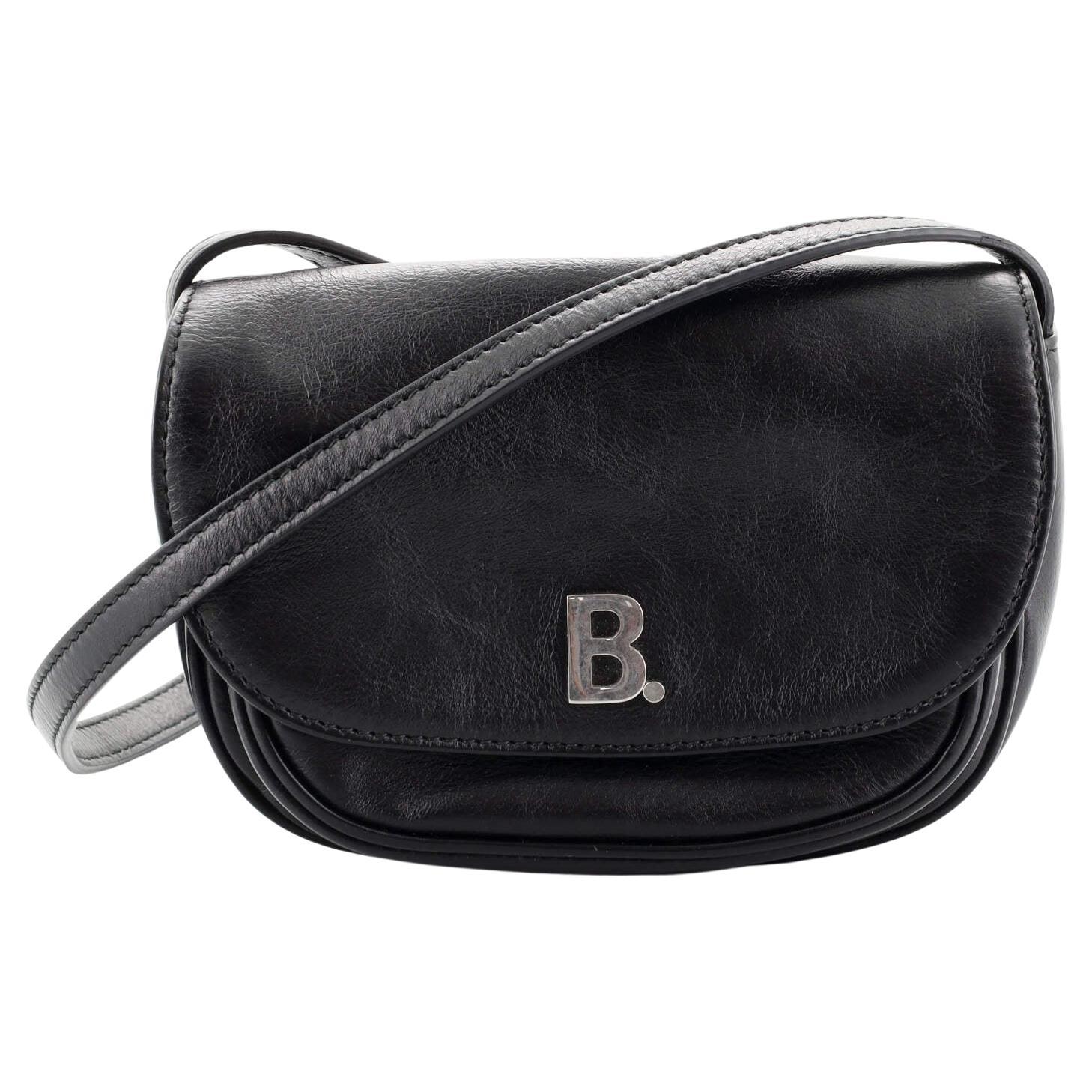 Balenciaga B. Dot Crossbody Bag Leather XS