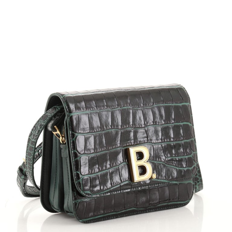 Balenciaga B. Dot Wallet on Strap Leather at 1stDibs