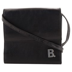 Balenciaga B. Dot Wallet on Strap Leather