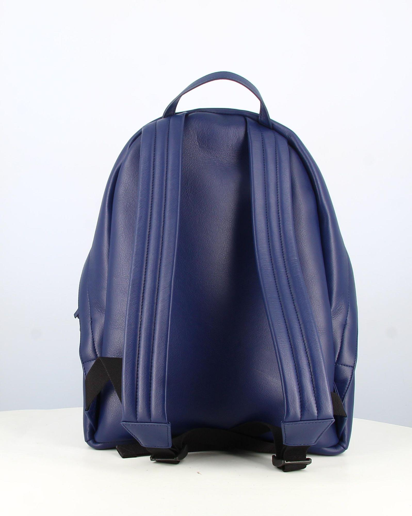 Women's or Men's Balenciaga Backpack Blue Leather 