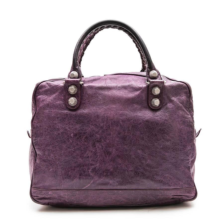 balenciaga bag purple