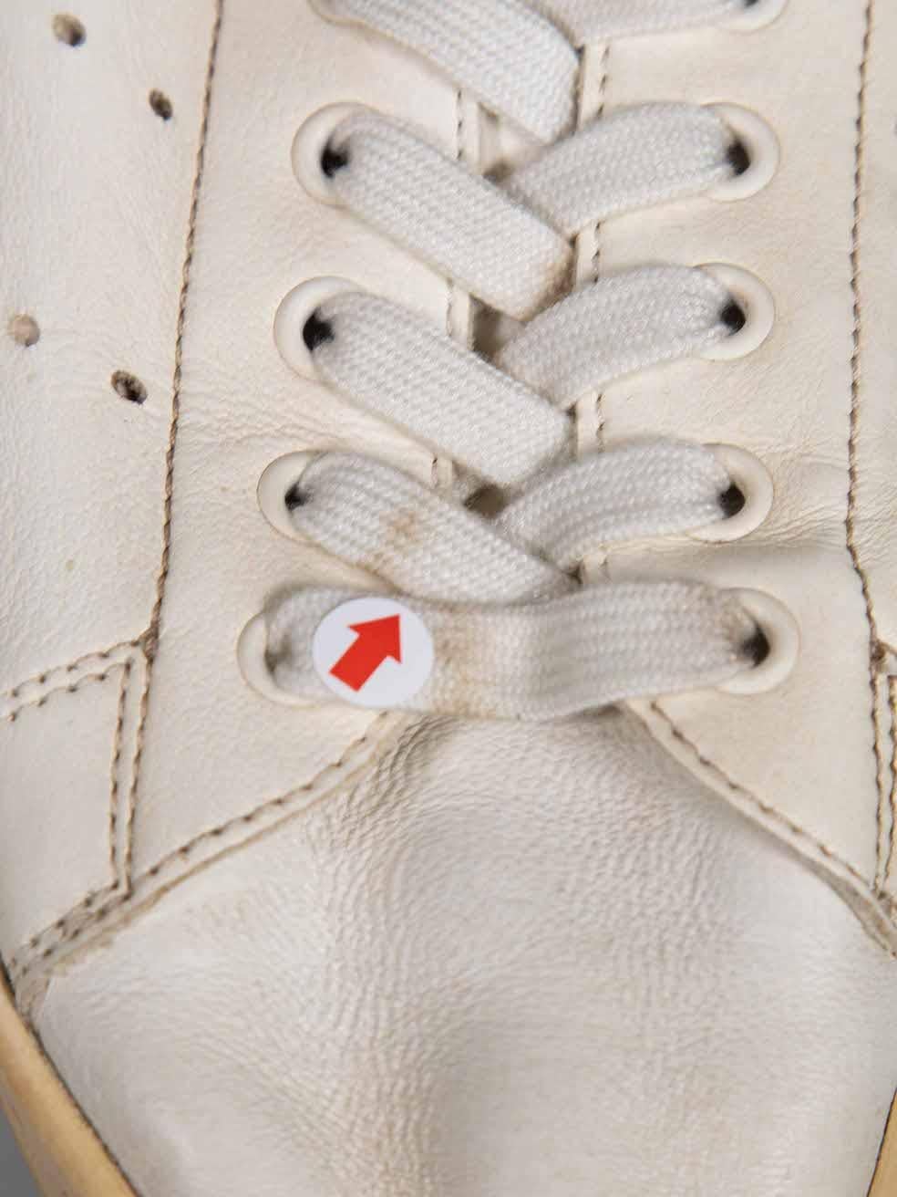 Balenciaga Balenciaga x Adidas Leather Worn Out Stan Smith Trainers Size EU 40 1