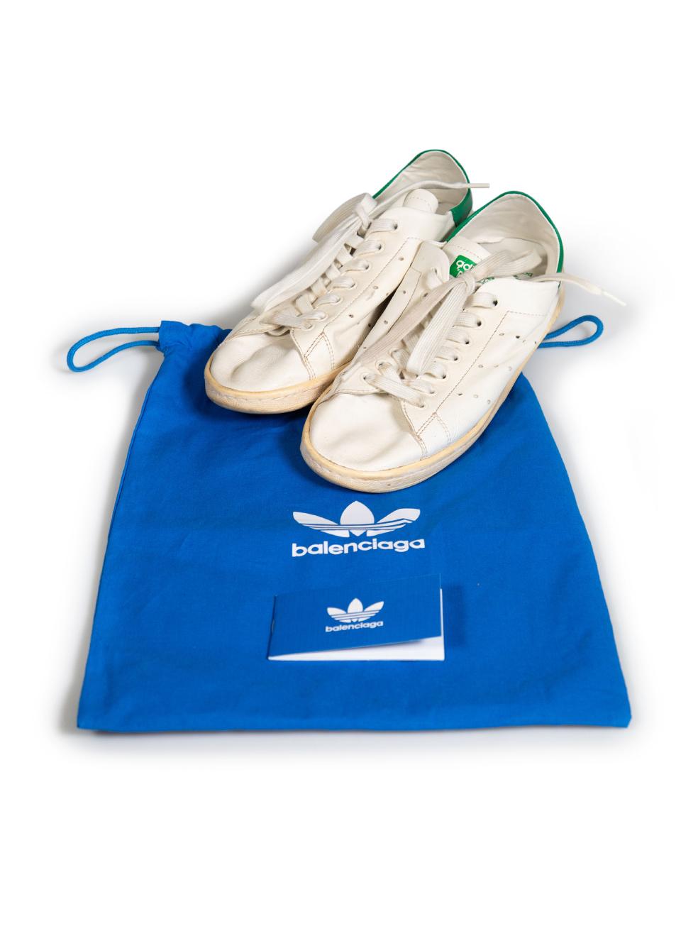Balenciaga Balenciaga x Adidas Leather Worn Out Stan Smith Trainers Size EU 40 3