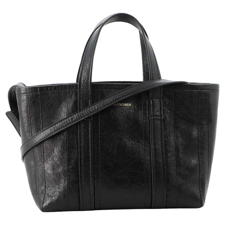 Balenciaga Barbes East-West Shopper Tote Leather Small For Sale at 1stDibs