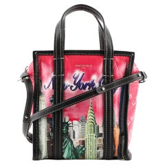 Balenciaga Bazar Convertible AJ Tote Cities Printed Leather XS at 1stDibs | balenciaga  new york bag