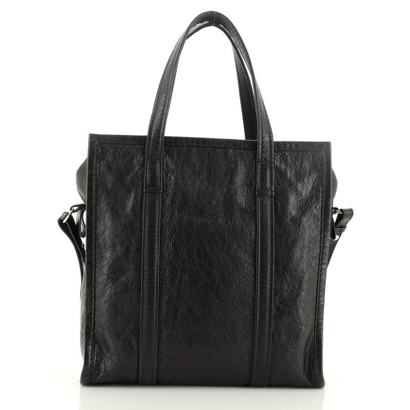 Balenciaga Bazar Convertible Tote Leather Small In Good Condition In NY, NY
