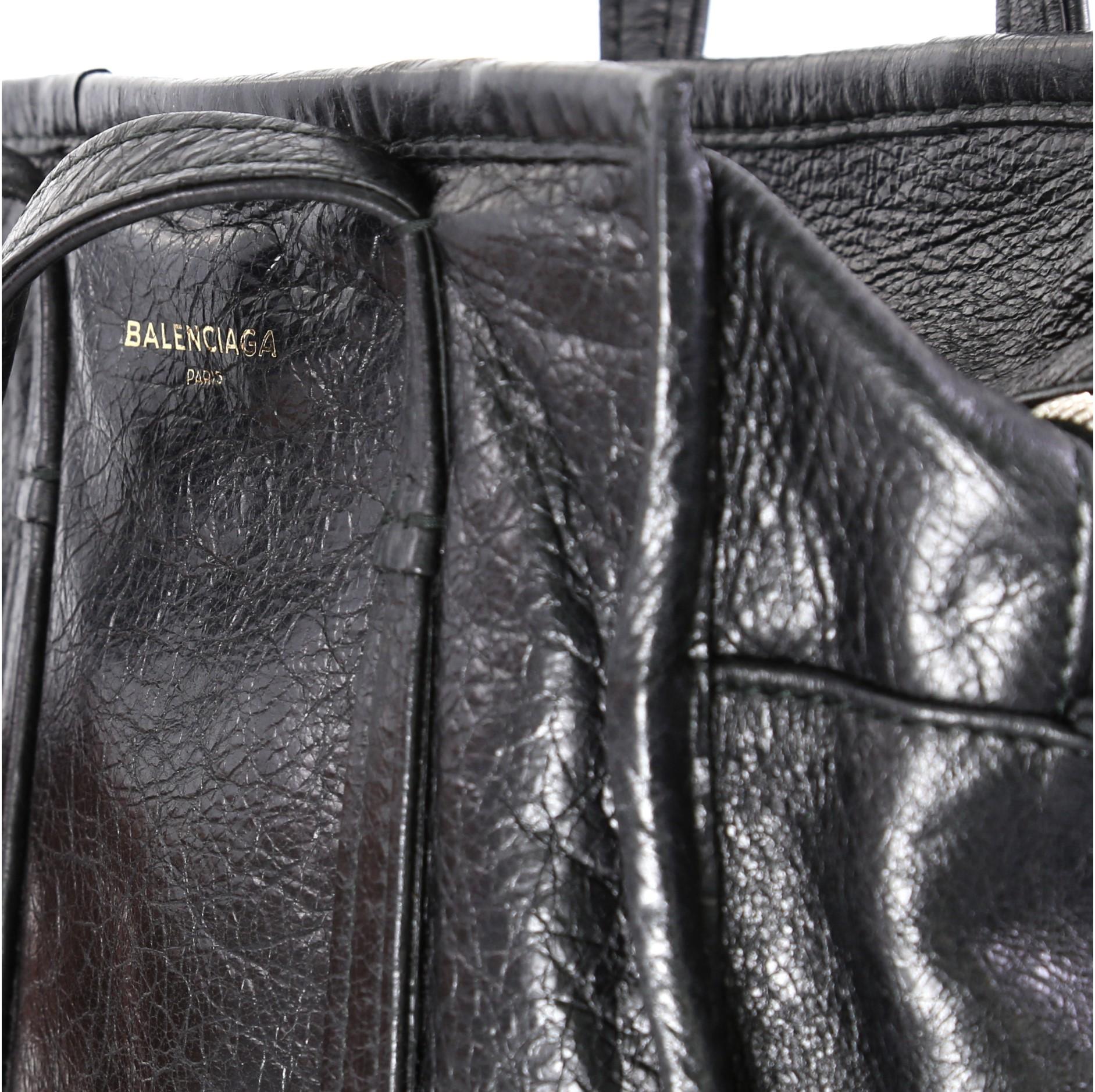 Balenciaga Bazar Convertible Tote Leather XS 2