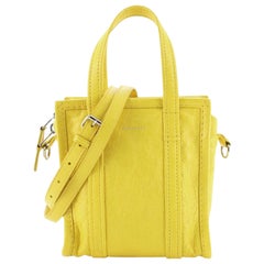 Balenciaga Bazar Convertible Tote Leather XXS