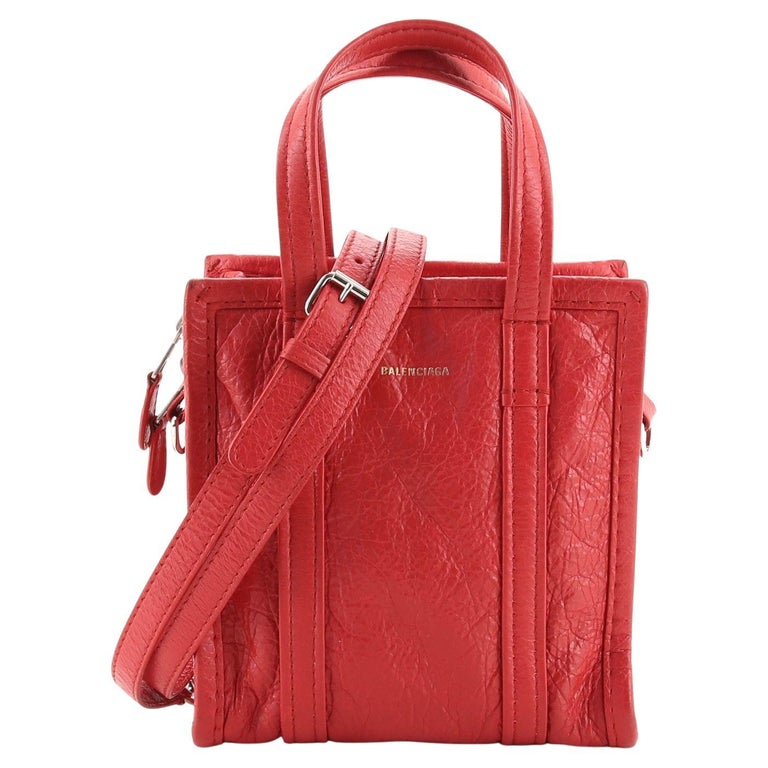 Balenciaga Bazar Convertible Tote Leather XXS at 1stDibs