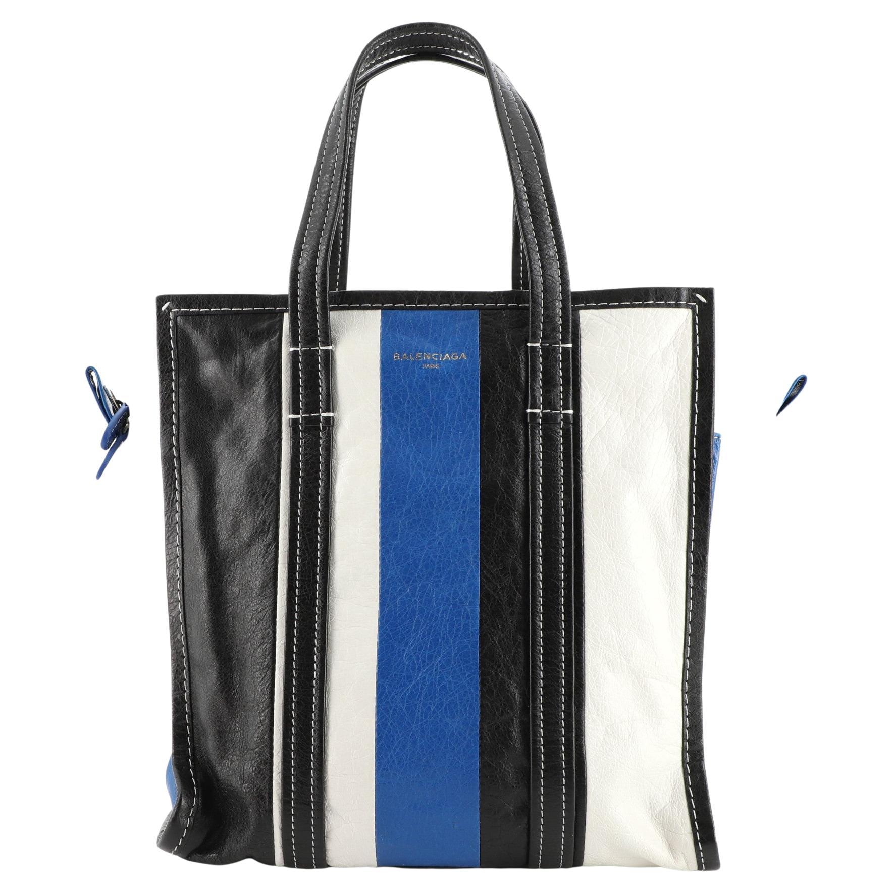 balenciaga striped tote