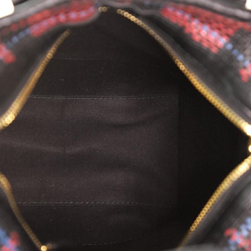 Women's or Men's Balenciaga Bazar Convertible Tote Woven Leather XS