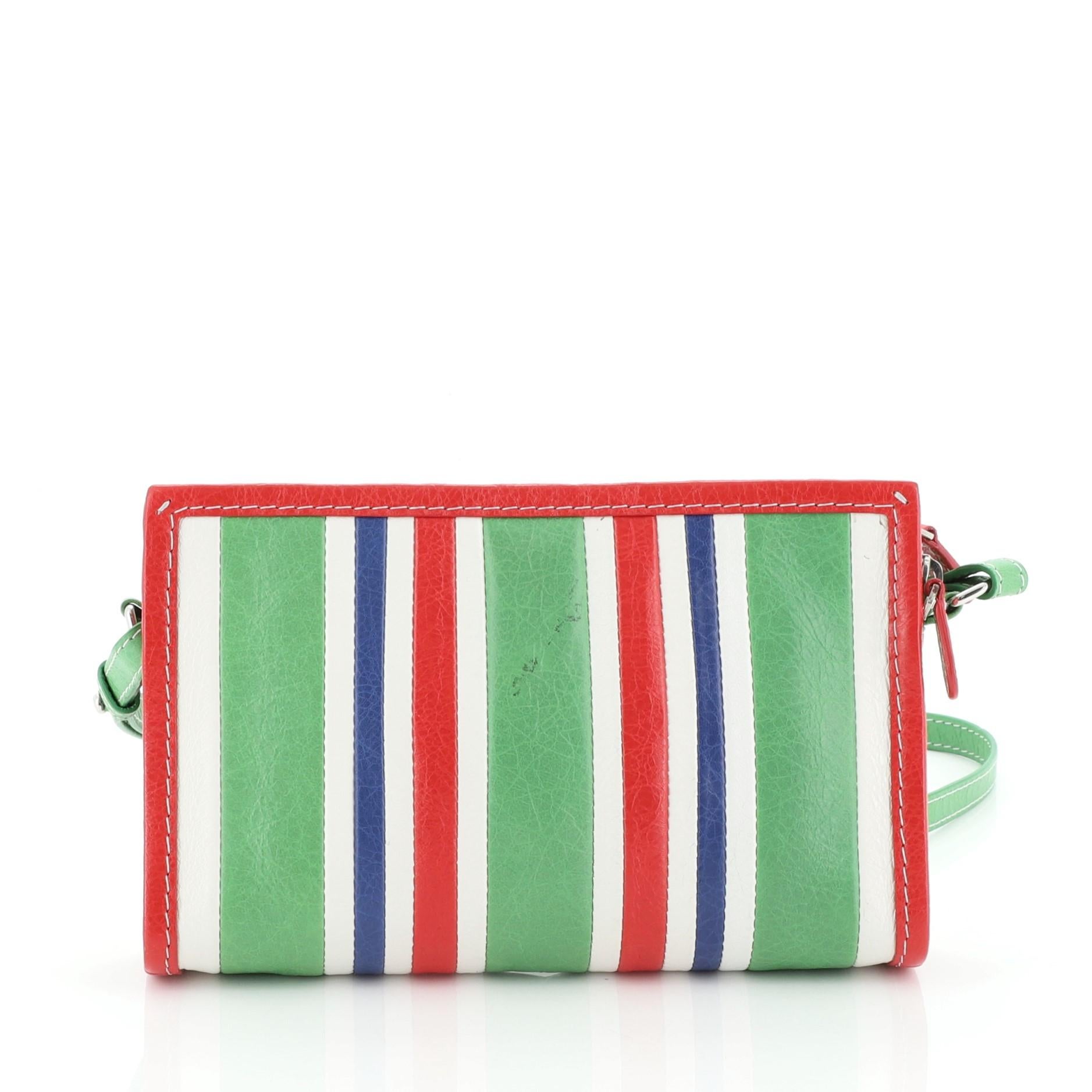 striped crossbody bag