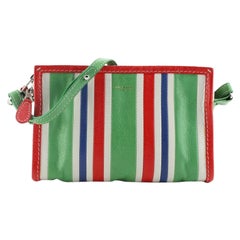 Balenciaga Bazar Crossbody Bag Striped Leather