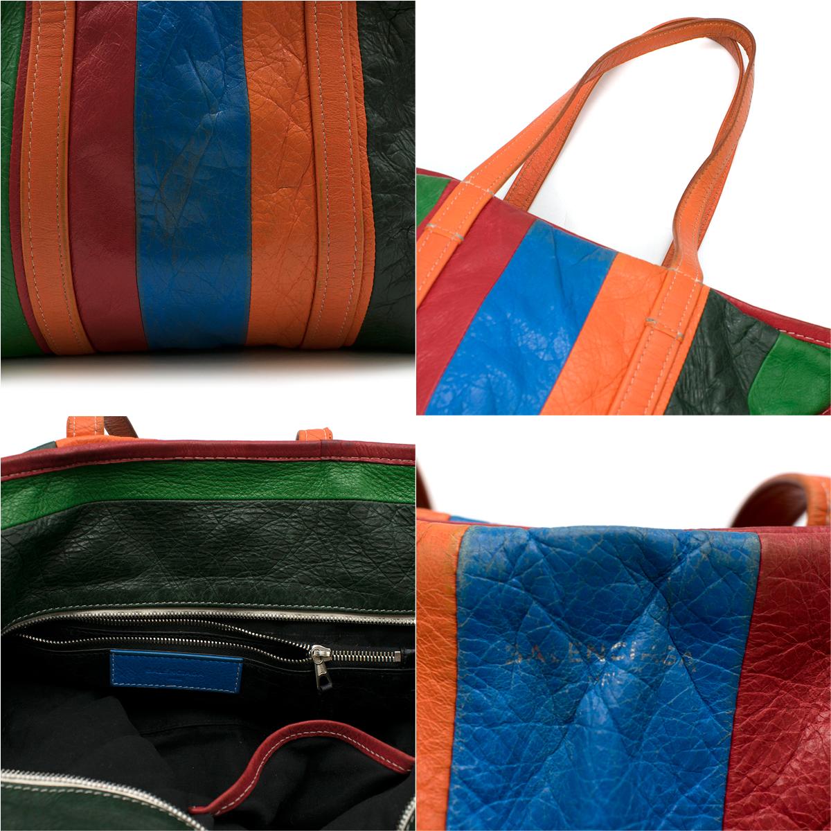 Balenciaga Bazar Leather Shopper Tote Bag 1
