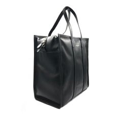 Balenciaga Bazar Shopper Medium Size Black Leather Ladies Tote Bag 443097