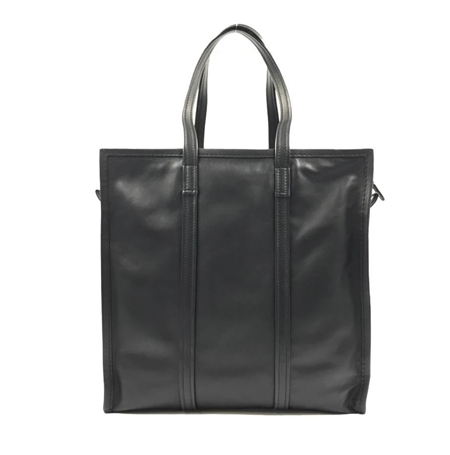 Balenciaga Bazar Shopper Medium Size Black Leather Ladies Tote Bag ...
