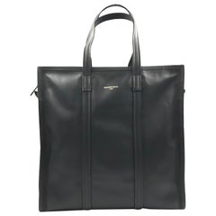 Balenciaga Bazar Shopper Medium Size Black Leather Ladies Tote Bag 443097