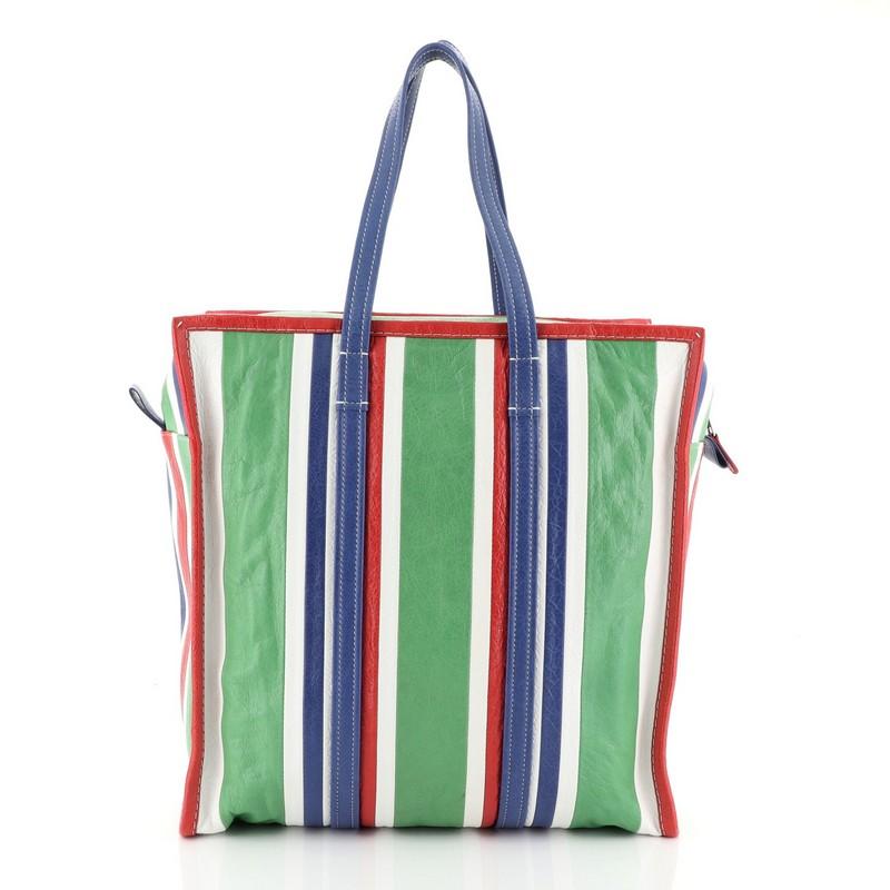 balenciaga striped tote