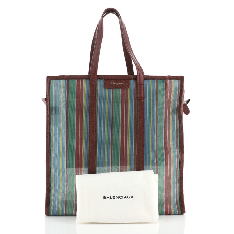 Balenciaga Bazar Tote Striped Mesh Medium at 1stDibs | balenciaga striped  bag, balenciaga bazar bag medium, balenciaga striped tote