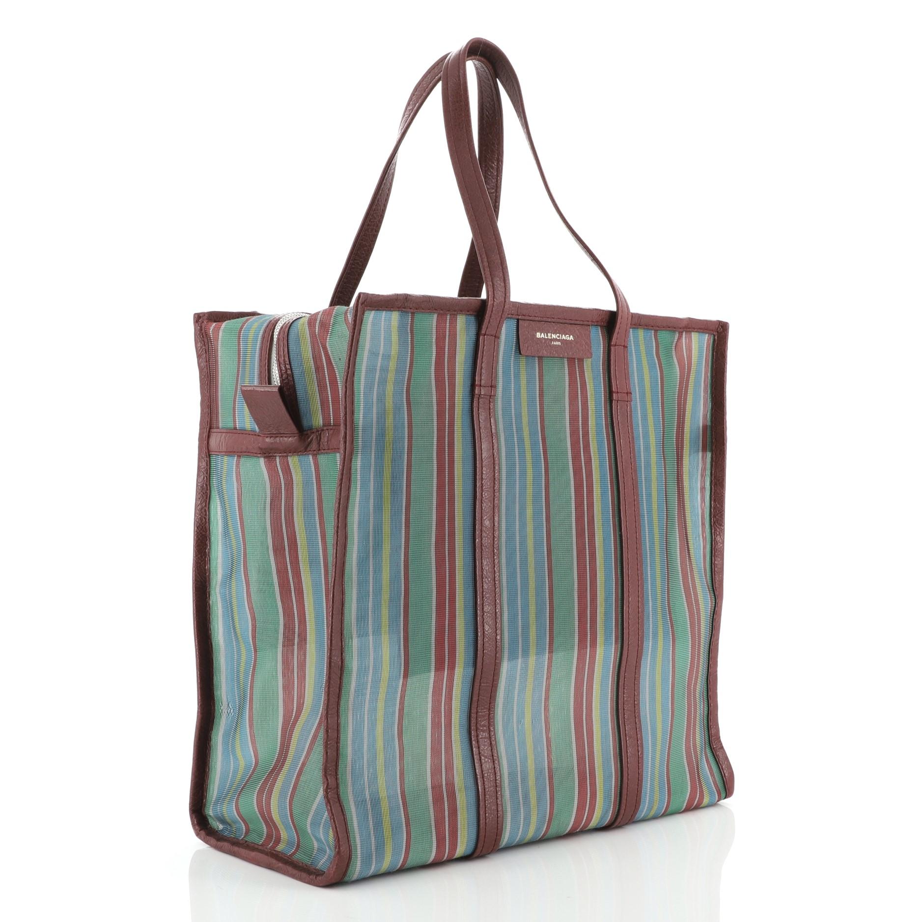 balenciaga striped bag