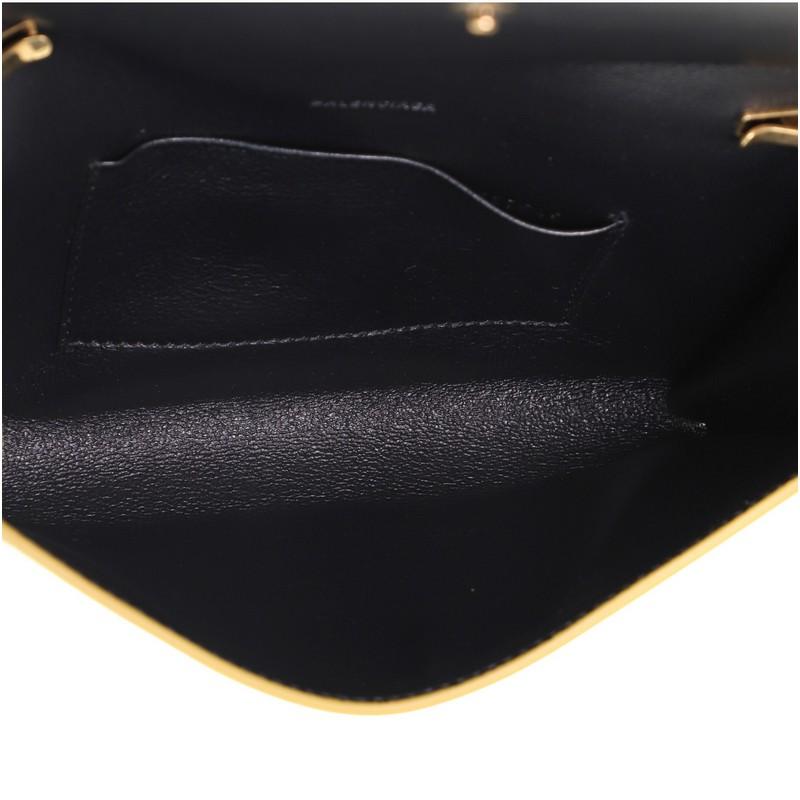 Balenciaga BB Phone Holder Chain Wallet Leather 1