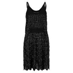 Balenciaga - Robe noire ornée de perles, années 10