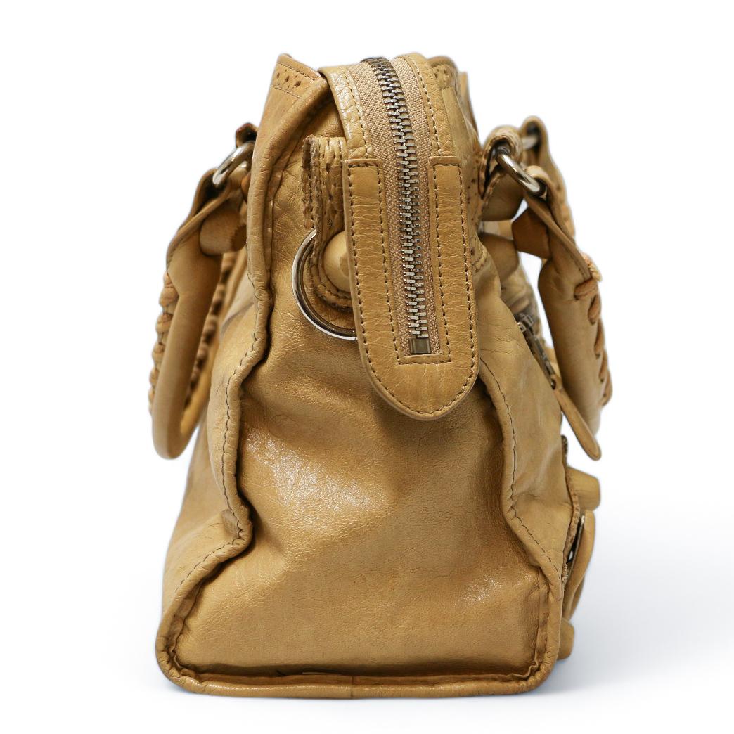 Balenciaga Beige City Bag In Good Condition In Paris, FR