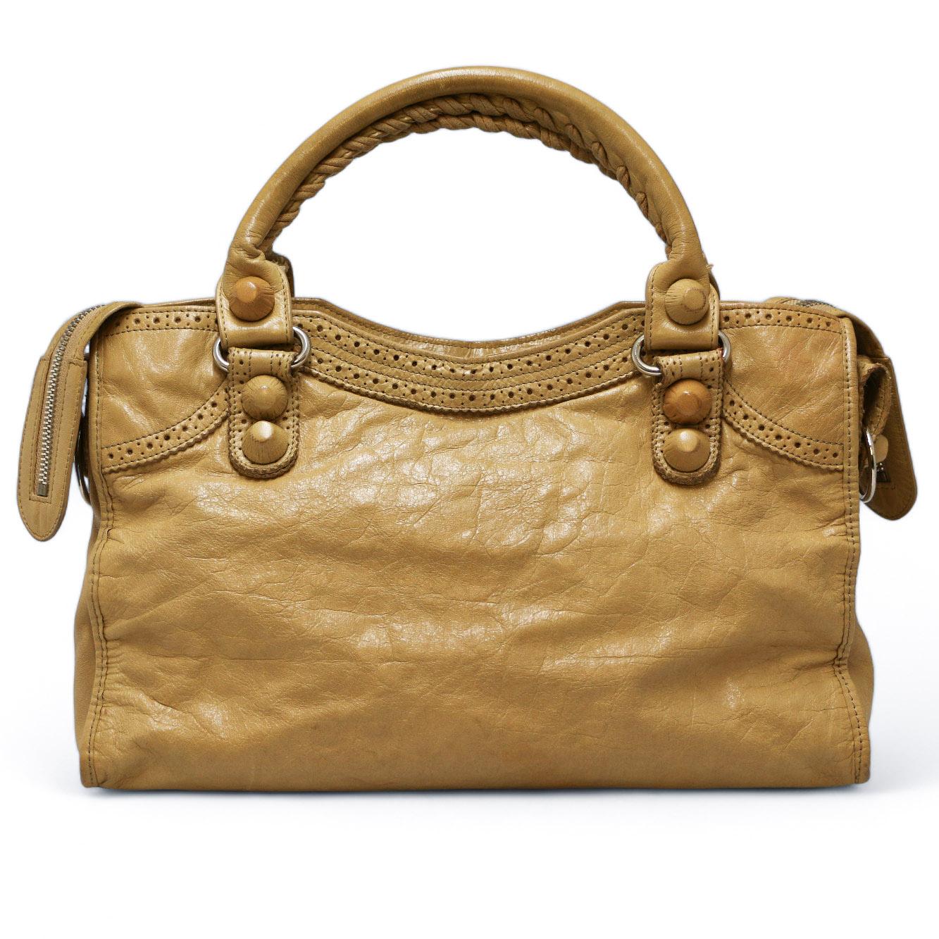 Women's Balenciaga Beige City Bag For Sale