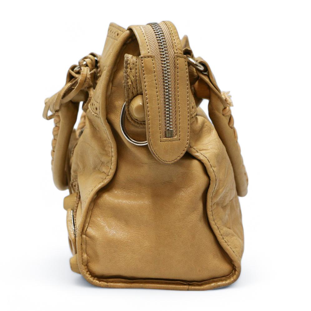 Balenciaga Beige City Bag For Sale 1