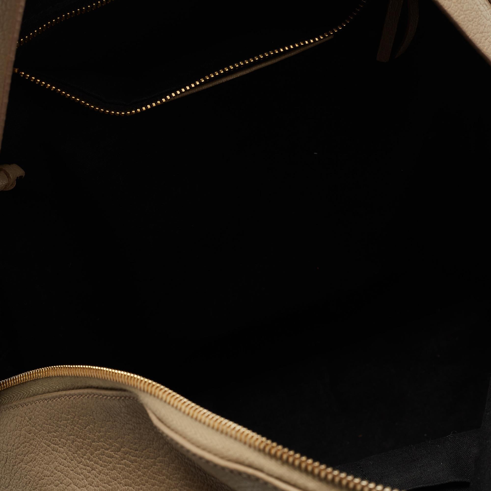 Balenciaga Beige Leather Classic Backpack 6