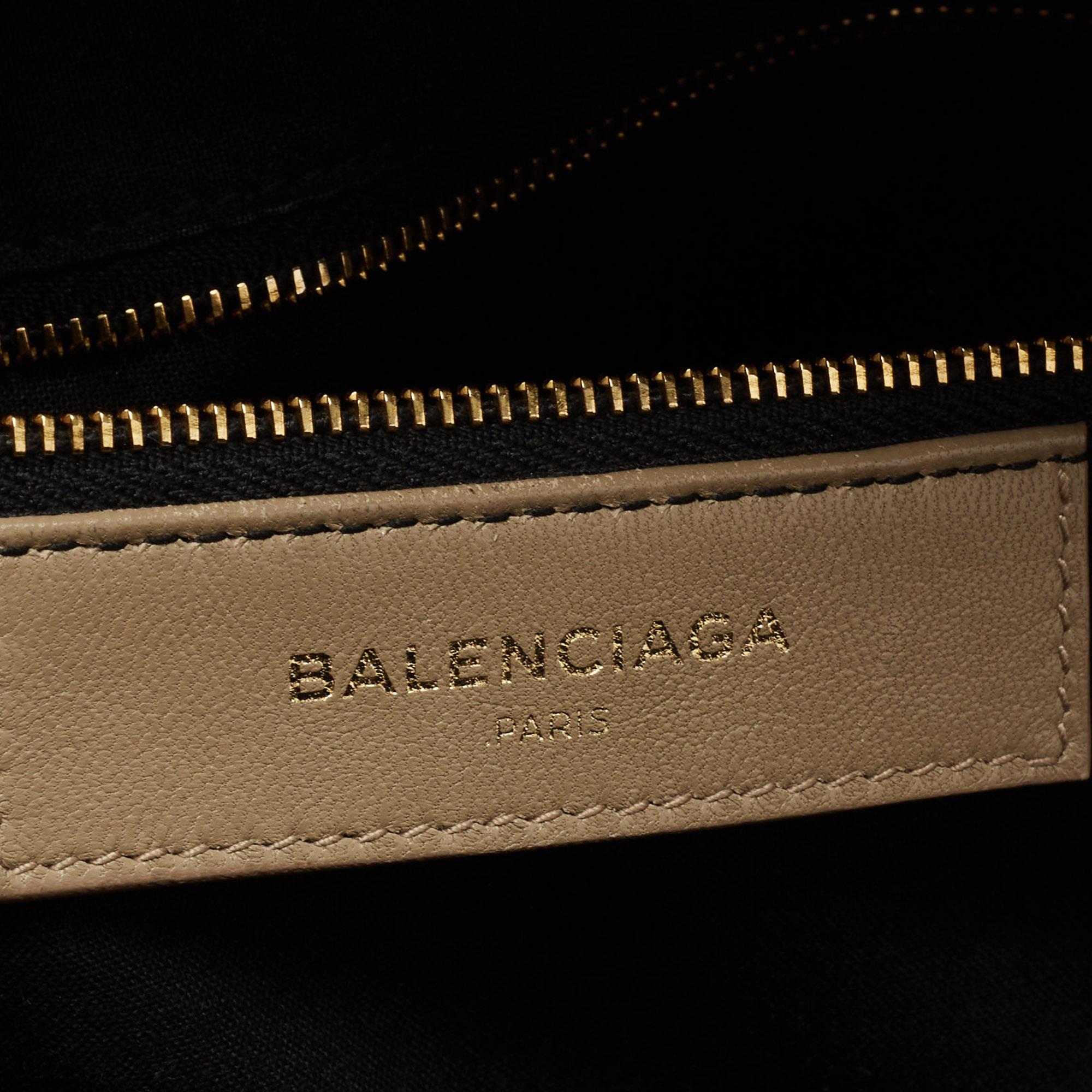 Balenciaga Beige Leather Classic Backpack 8