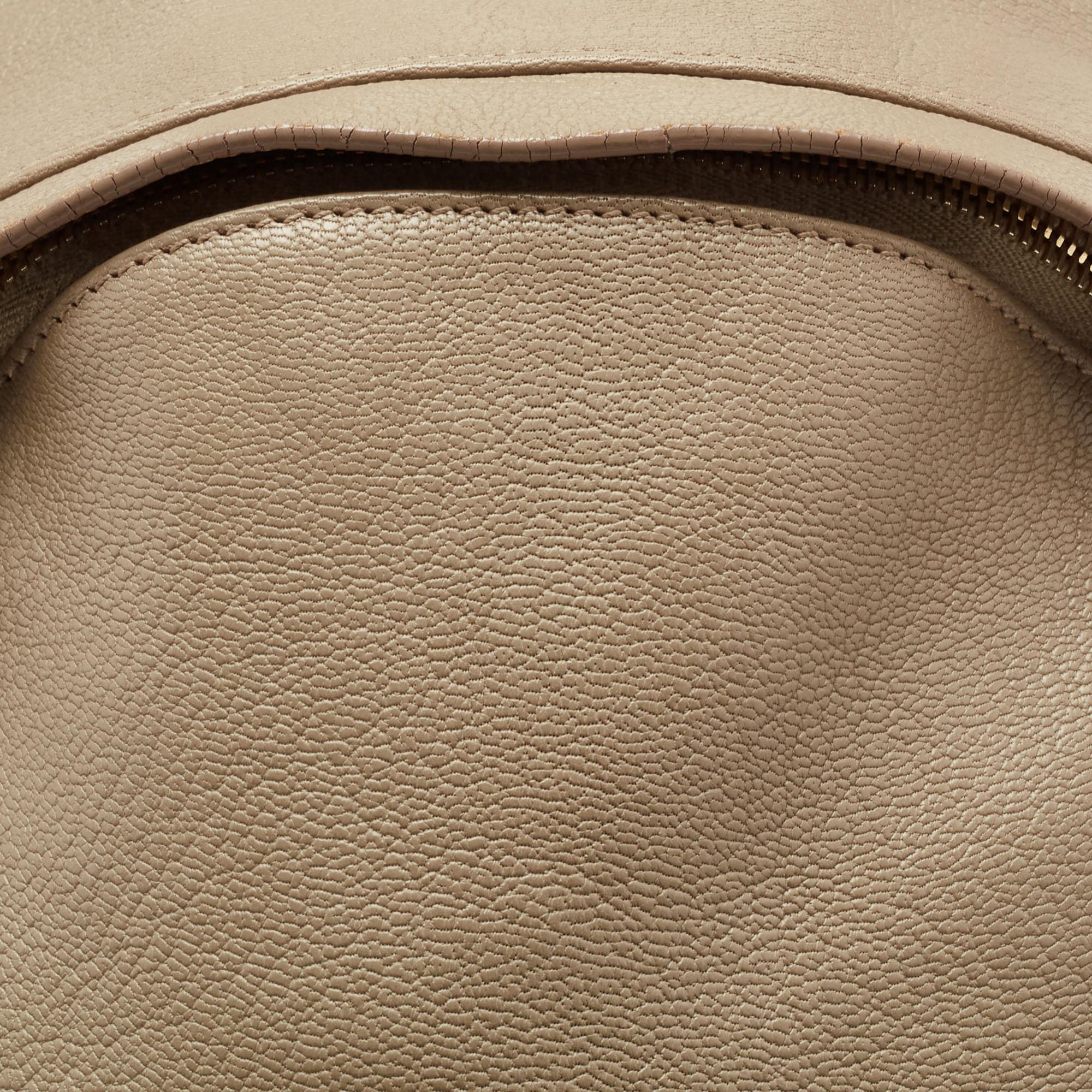 Women's Balenciaga Beige Leather Classic Backpack
